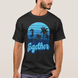 T-shirt 3 ans ensemble Couples de croisière 3e anniversair