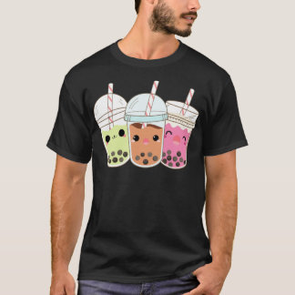 T-shirt 3 Bubble Tea Boba Bubble Tea cowboy children