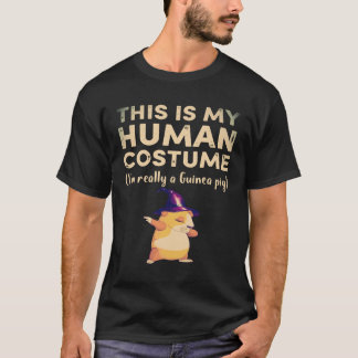 T-shirt 3 C'est mon déguisement d'humain Je suis vraiment