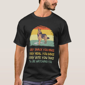 T-shirt 3 Chaque collation que vous préparez... Je vais vo