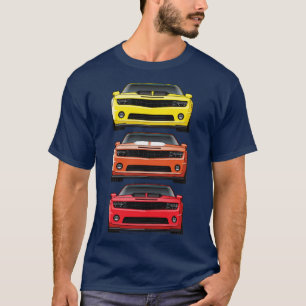 T-shirt 3 couleurs chaudes