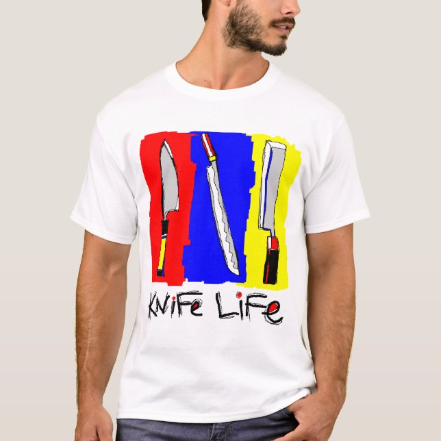 T-shirt 3 Couteaux dans ma vie (Devant)