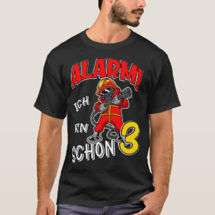T-shirt 3 Kindergeburtstag Feuerwehr Kinder