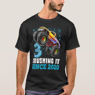T-shirt 3 Le broyer depuis 2020 Monster Truck 3e Birthda