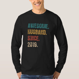 T-shirt 3 Mariage Aniversaire Pour Lui Awesome Mari Sinc