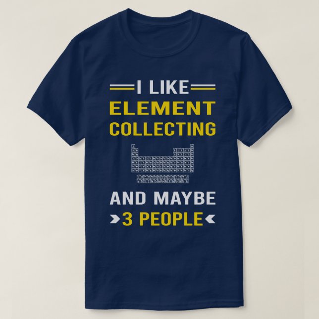 T-shirt 3 Personnes Élément de collecte Éléments (Design devant)