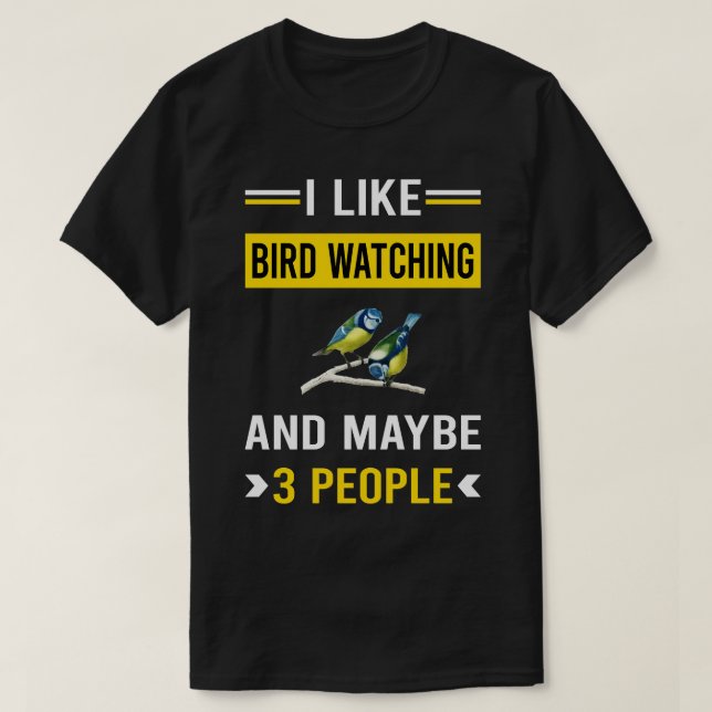 T-shirt 3 Personnes Observation d'oiseaux Observation d'oi (Design devant)
