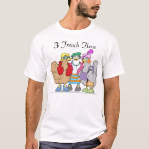 T-shirt 3 poules françaises