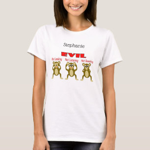 T-shirt 3 singes sages