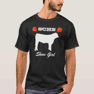 T-shirt 3_strawberry_GIF, 3_strawberry_GIF, vache W à