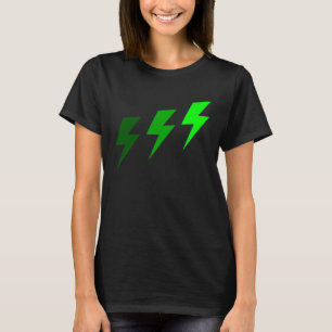 T-shirt 3 Vert éclair