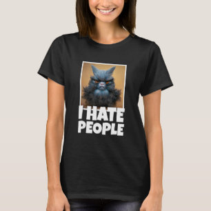 T-shirt 3d Groupes Réalistes De Chats Pour Café Je Déteste