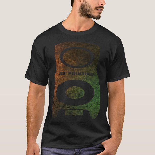 T-shirt 3D Printer hot end artwork  4 (Devant)