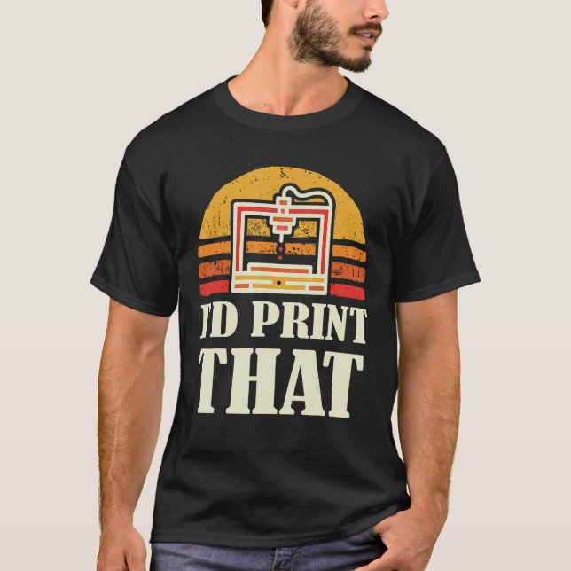 T-shirt 3D printing  3d printer print (Devant)