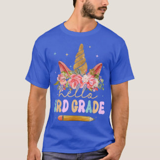 T-shirt 3e 3e année Unicorne Premier jour de l'école Retou