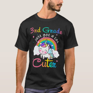 T-shirt 3E Année J'Ai Juste Beaucoup Cuter Rainbow Unicorn