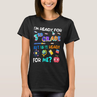 T-shirt 3e année Retour à l'école 3e année 1ère jour