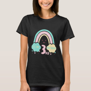 T-shirt 3e anniversaire 3 ans Anniversaire Enfants Attenti
