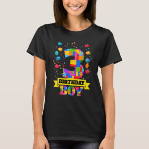 T-shirt 3e anniversaire 3 ans Bâtiment Bâtiment Boys Enfan