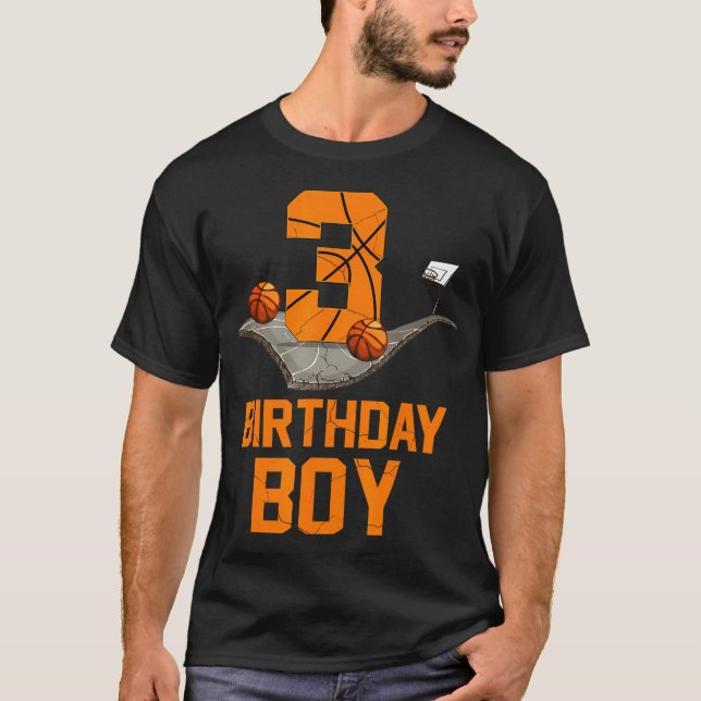 T-shirt 3E Anniversaire Basketball Jersey 3 Ancien Garçon  (Devant)