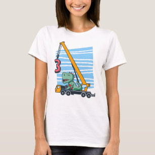 T-shirt 3e anniversaire pour enfants de 3 ans B jour