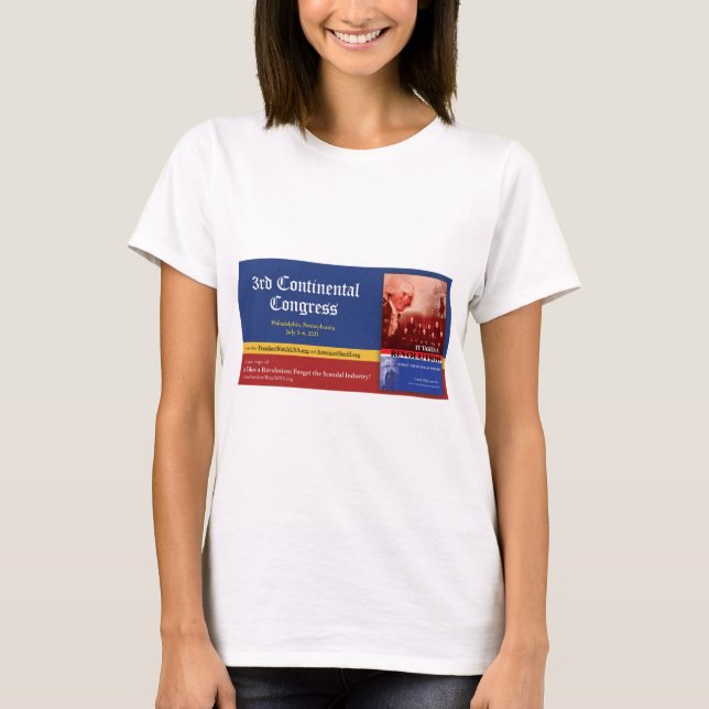 T-shirt 3e Congrès continental (Devant)