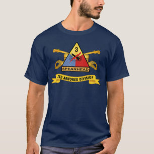 T-shirt 3e division blindée avec ruban Br SSI X