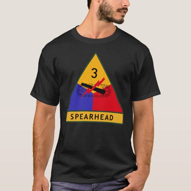 T-shirt 3e division blindée (États-Unis) (Devant)