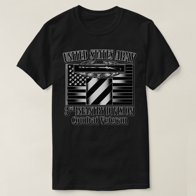T-shirt 3e division d'infanterie Vétérinaire de combat (Design devant)
