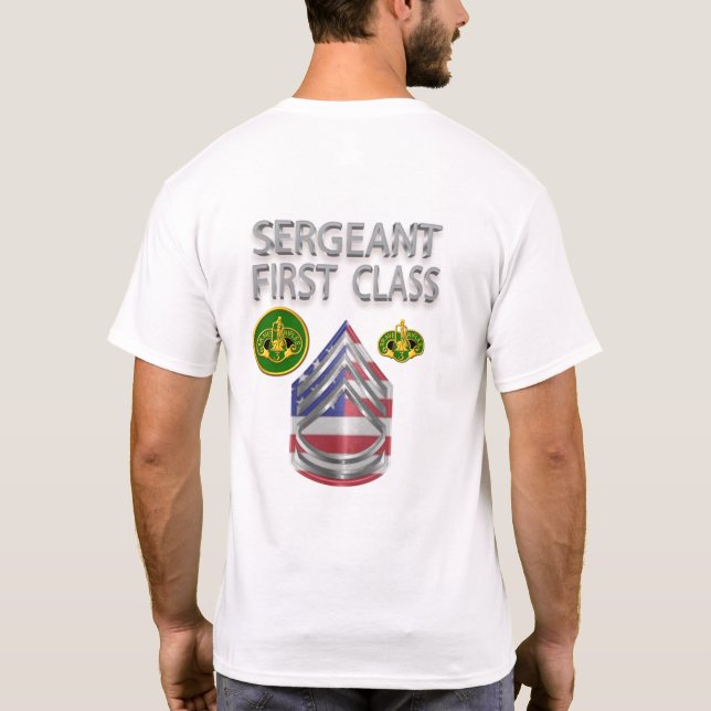 T-shirt 3e régiment de cavalerie blindée Sergent de premiè (Dos)