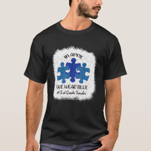 T-shirt 3e Sensibilisation sur l'autisme Enseignant de 3e 