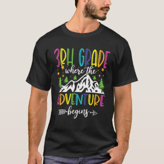 T-shirt 3Ème Année Où L'Aventure Commence À Être Rentrée À