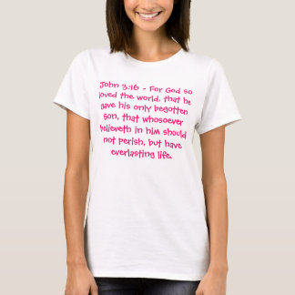 T-shirt 3h16 de John