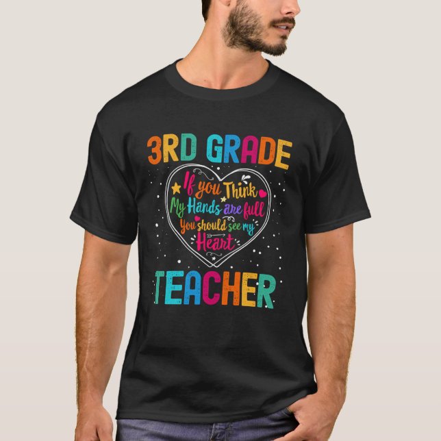 T-shirt 3rd Grade Teacher Appreciation Week Back to School (Devant)