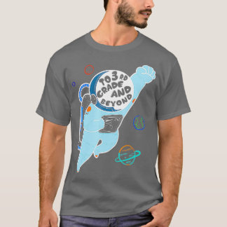 T-shirt 3rd Grade Tee Back to School Spaceman Space Lover