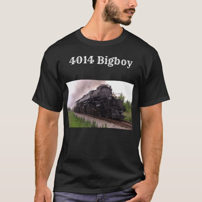 T-shirt 4014 Bigboy locomotive (Devant)