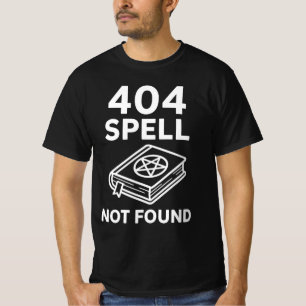 T-shirt 404 SORT INCANTATION NON TROUVÉ   Soutien techniqu