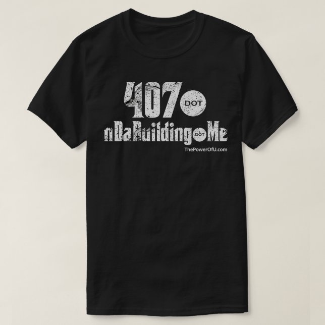 T-shirt 407 points nDaBuilding point moi (Design devant)