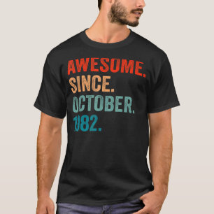 T-shirt 40 Ans 40ème Anniversaires Hommes stupéfaits depui