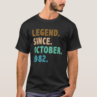 T-shirt 40 ans de légende depuis octobre 1982 40e annivers