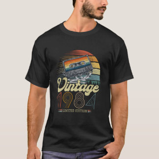 T-shirt 40 Ans Édition limitée 40e Anniversaire Vintage