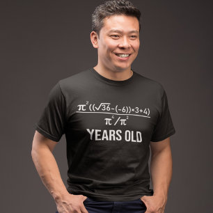 T-shirt 40 Ans Équation drôle 40e Anniversaire Math