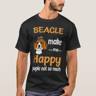 T-shirt 40 Beagles Me Rendre Heureux