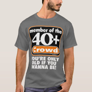 T-shirt 40+ Chemises foncées 2 de foule