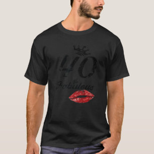 T-shirt 40 Fabuleux équipage de la fête Boire la bière 40e