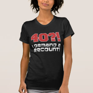 T-shirt 40 ? ! J'exige un recompte (sur l'obscurité)