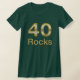 T-shirt 40 roches Bling (Laydown)