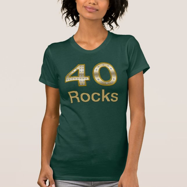 T-shirt 40 roches Bling (Devant)