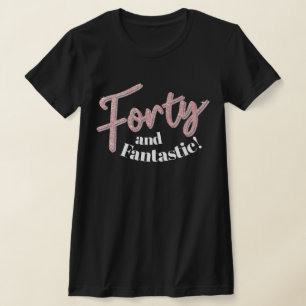 T-shirt 40e anniversaire quarante et art parties scintilla