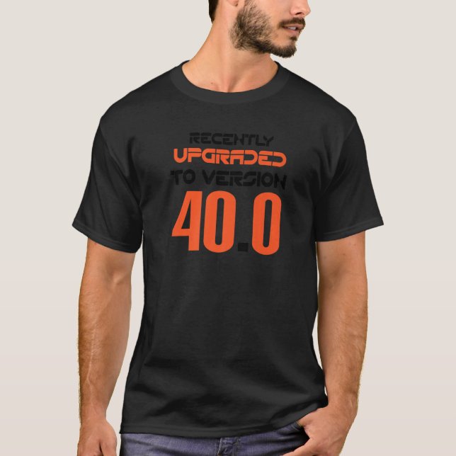 T-shirt 40e anniversaire Que les quarante soient avec vous (Devant)